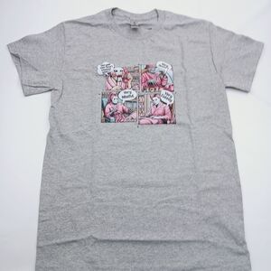 Gray Graphic Short Sleeve T-Shirt
